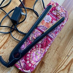 Chi hair straightener with Vera Bradley case